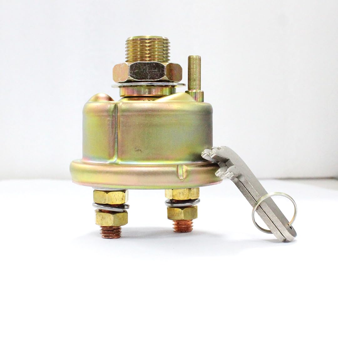 7N0718 7H7290 Ignition Switch for Caterpillar Cat Battery Disconnect Master Power Starter Switch with 2 Keys for Excavators, Dump Trucks and Other