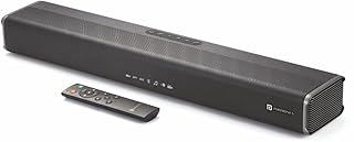 Portronics Sound Slick 5 80W ब्लूटूथ वायरलेस साउंडबार LED डिस्प्ले के साथ, 3.5mm Aux-in, USB, ऑप्टिकल इनपुट पोर्ट, रिमोट कंट्रोल का समर्थन करता है (काला)