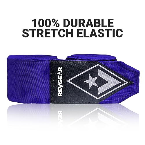 Bande de boxe élastique de 5,1 cm Revgear bleue stabilisatrice de poignet