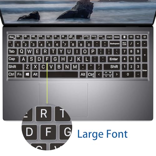 Protector de teclado para laptops Dell compatibles 15.6" silicona miniatura 2