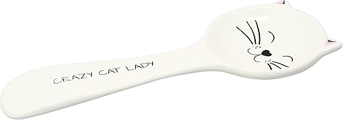 Miniatura 3 de Pavilion Gift Company - Crazy Cat Lady - Soporte para cucharas de 10"