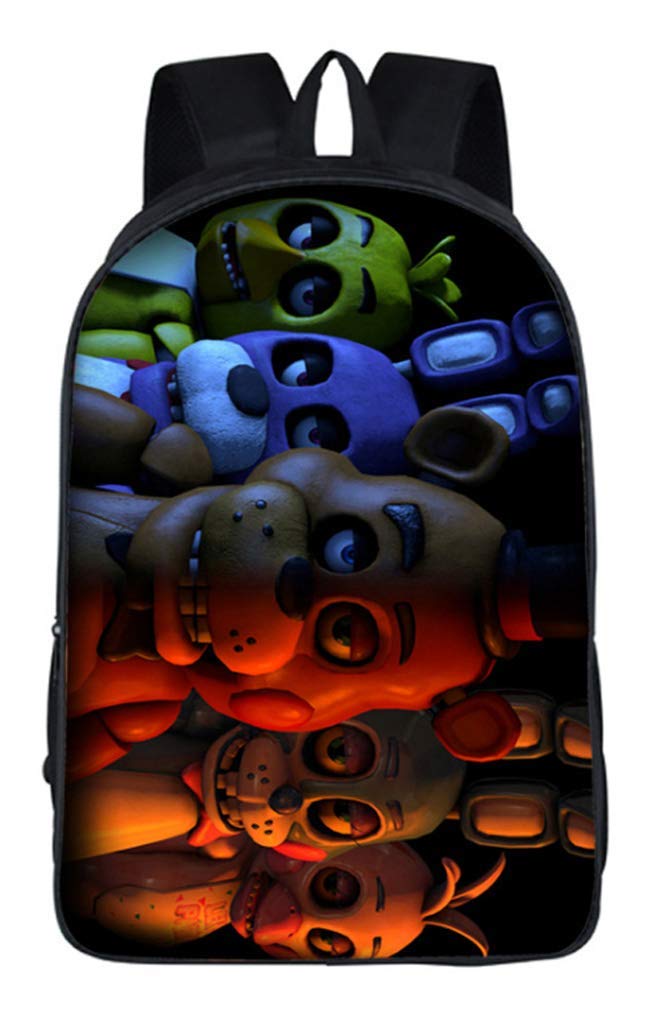 Medium Kid Backpack Laptop Book Bag School Travel Outdoor Rucksack Print Cartoon Characters For Game