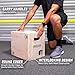 GoSports Fitness Launch Box 3-in-1 Adjustable Height Wood Plyo Jump Box for Exercises of All Skill Levels