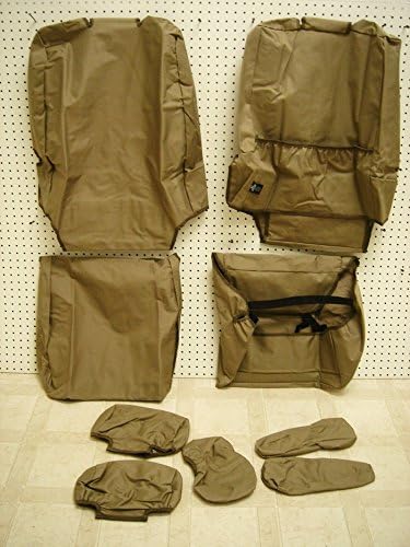 Durafit Seat Covers T785-Tan Twill 2000-2004 Tundra Access or Double Cab Front Bucket Seats with Manual Controls, Tan Automotive Twill.