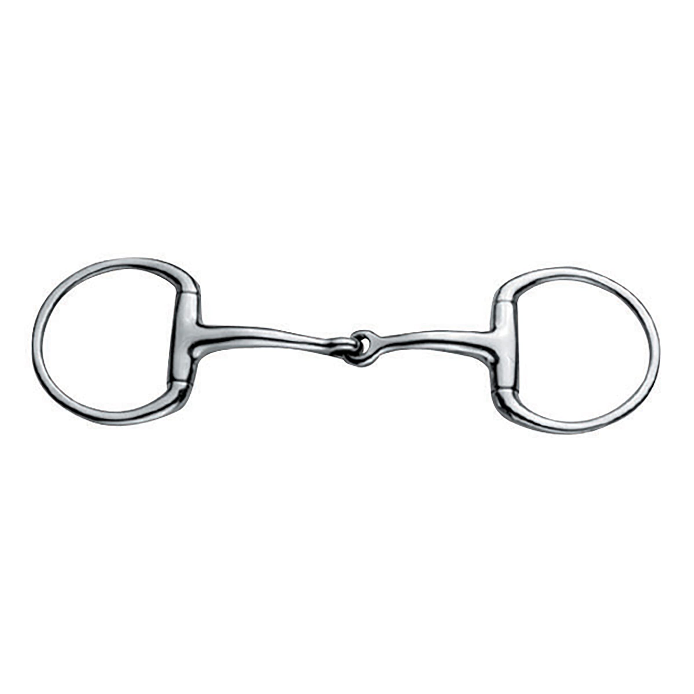 JP Korsteel Eggbutt Snaffle bit 5 cali srebrny