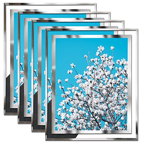 8X10 Picture Frames Set Of 4 Tabletop Display Home Decor Multi Glass Frames #TOP9