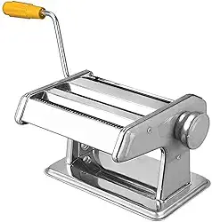 Máquina Macarrão 3 Massas Cilindro Inox Lasanha Fettuccine