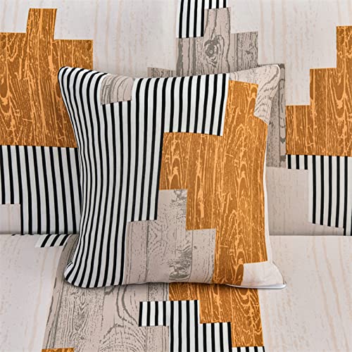 Funda de sofa elastica con rayas de espuma fijas que soluciona el deslizamiento textil 4