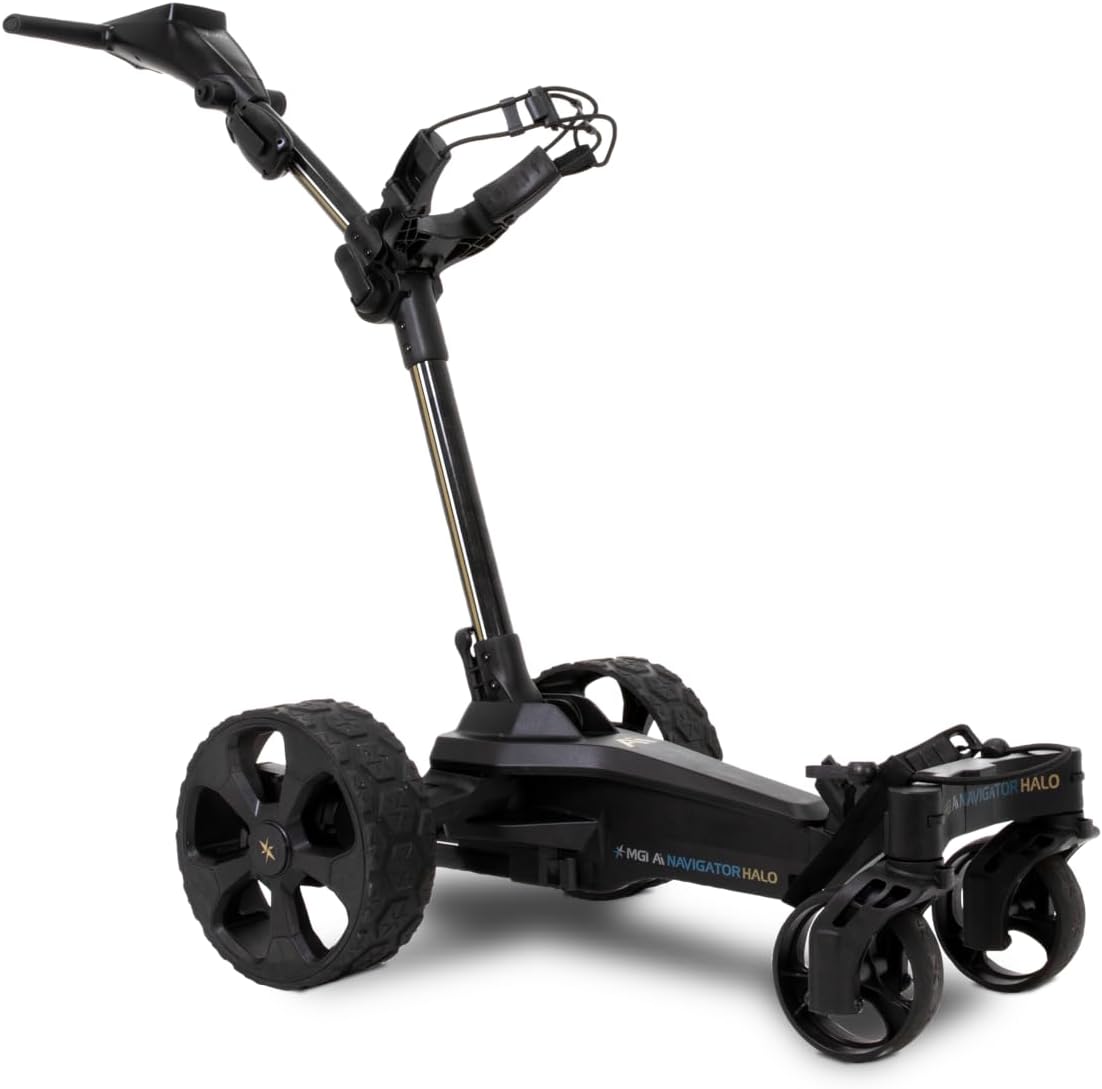 MGI Ai Navigator Halo Electric Golf Cart - 36 Hole Battery - Remote Control (Drink, Umbrella & GPS Phone Holder)