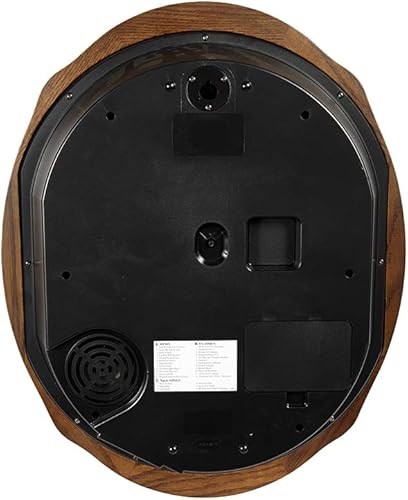 Miniatura 6 de Rhythm Clocks Reloj de movimiento mágico Woodgrain Marvelous