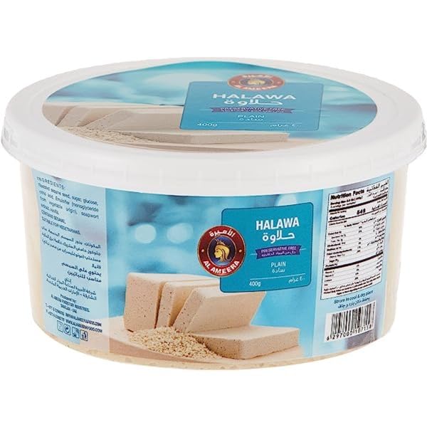 See full amazon price history chart for Al Ameera Halawa Plain Is a Traditional Arabic Sweet Smooth, Creamy and Slightly Chewy Dessert 700g Al Ameera Halawa Plain Is a Traditional Arabic Sweet Smooth, Creamy and Slightly Chewy Dessert 700g (B0CQR18W35) Amazon Price History, Amazon Price Tracker