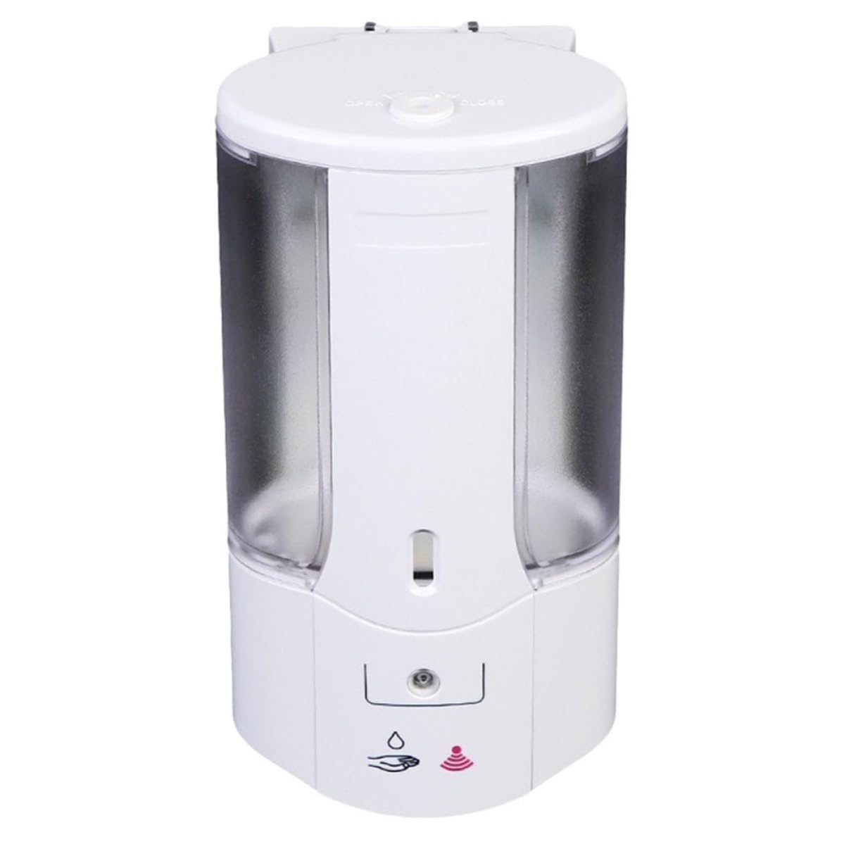 Dispensador Automático de Jabón Líquido de Pared Material Abs Capacidad 400ml Sensor Infrarrojo sin Contacto Manual Adecuado para Baño y Hotel