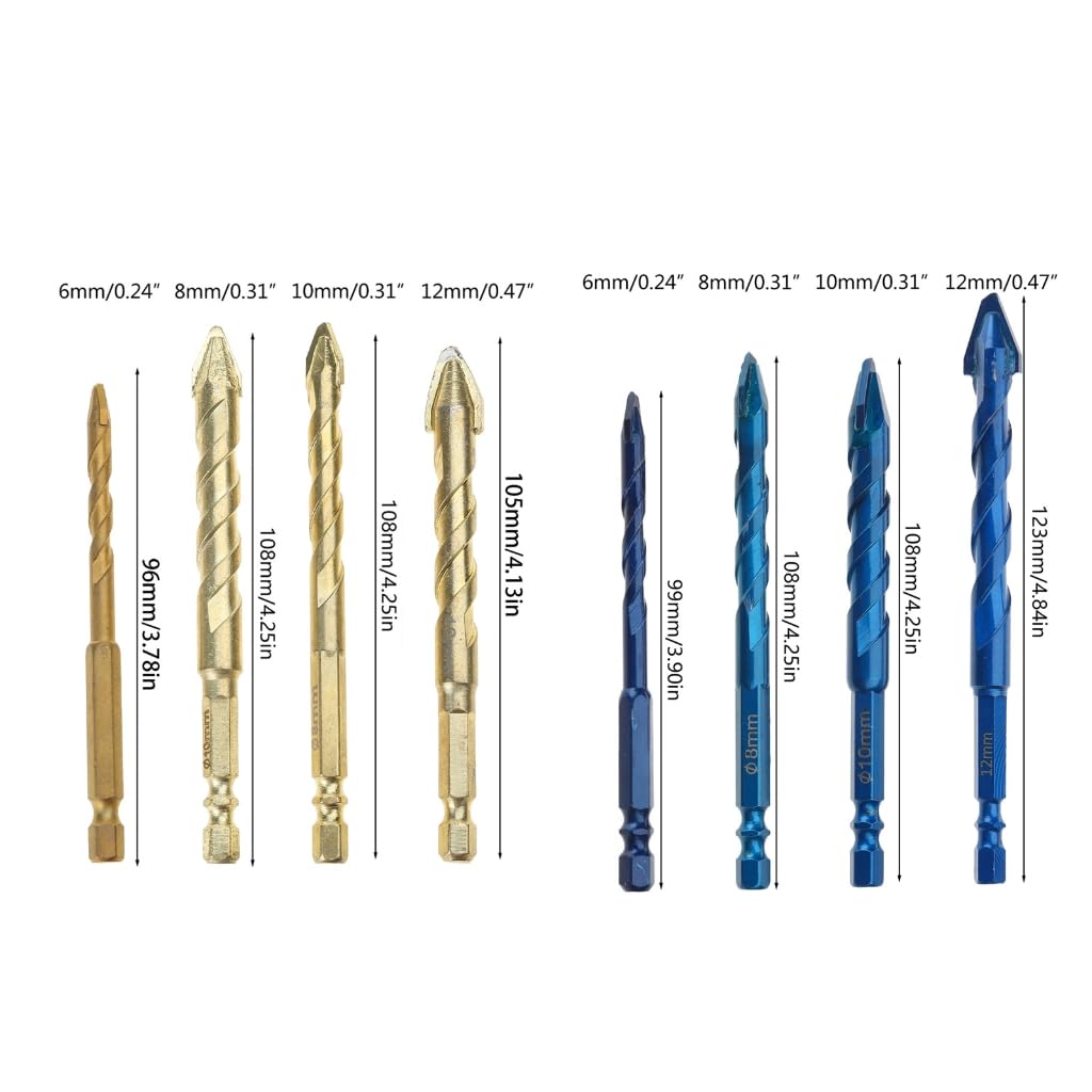 Oblique Head Eccentric Drill Bit Highs Strength Hex Shank TriangleDrill Bit