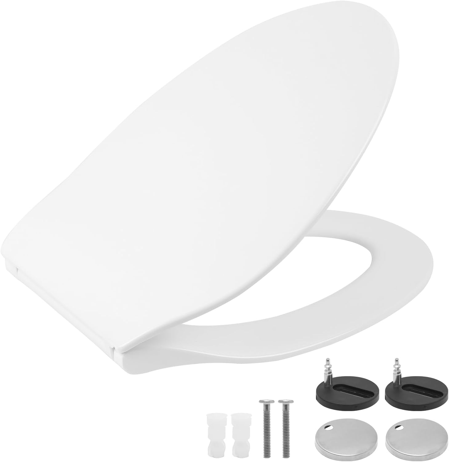 Toilet Seat Elongated Toilet Seat PP Plastic Toilet Cover Travel Potty