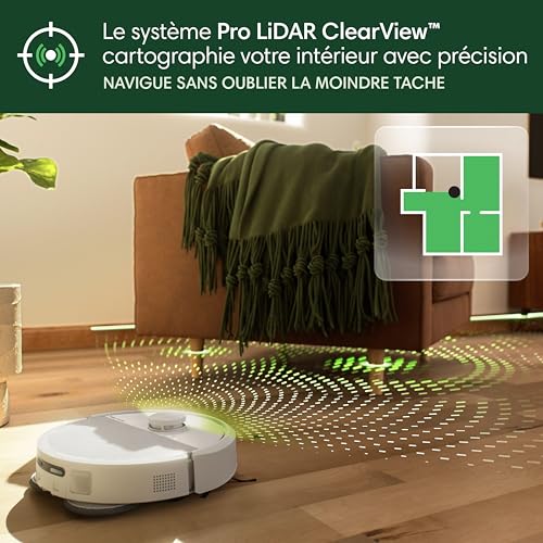 iRobot Roomba Plus 505 blanc design premium et IA PrecisionVision - 5