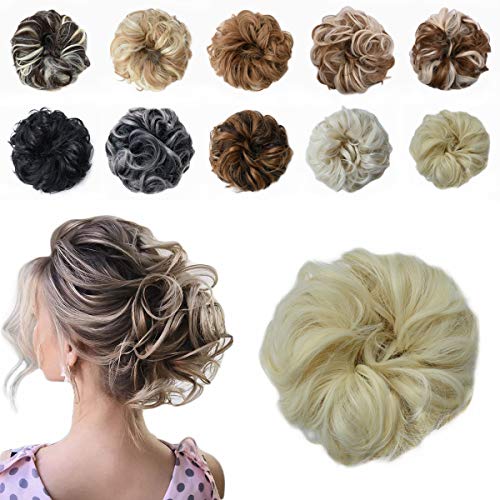 Scrunchies Hairpieces Curly Hair Extensions Donut Chignon Updo Messy Hair Bun (613)