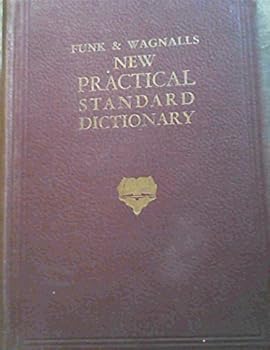 Hardcover Funk & Wagnalls New Practical Standard Dictionary [French] Book