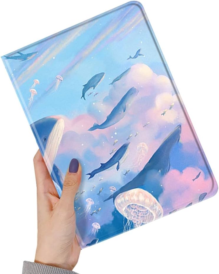 Floral Case for iPad Pro 13 inch (M4) 2024 Case Flower Pattern Cute Slim Leather Folio Smart Cover with Pencil Holder Auto Sleep/Wake,Color A
