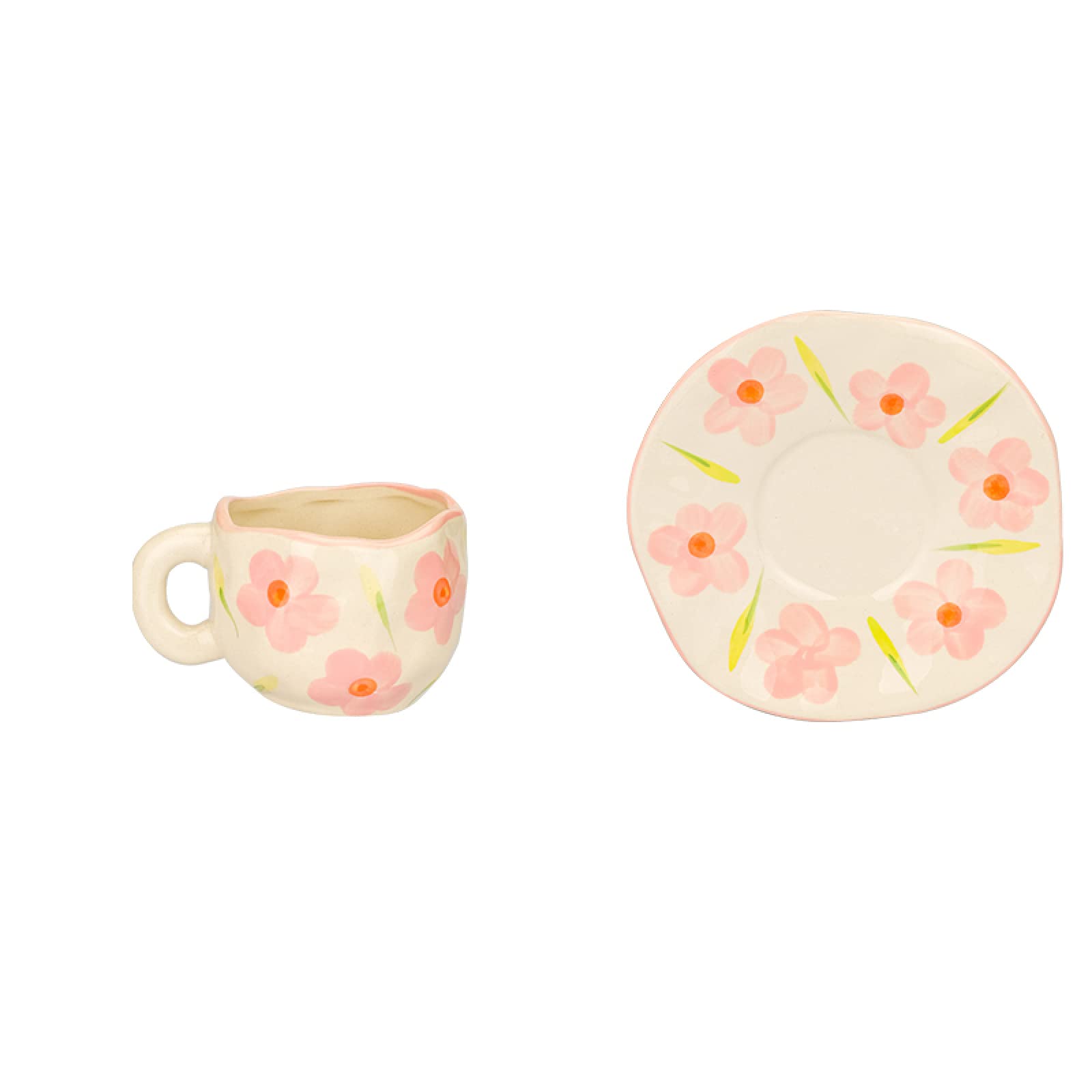 Kaffeetasse Tassen Kaffeebecher Tasse Mit Becherbecher Hand Prise Keramik Wasser Tasse Ins Wind Haushalt Keramik Tasse Kaffeetasse Set Keramik Tasse,Kaffeetasse Und Untertasse Mit Rosa Blumen