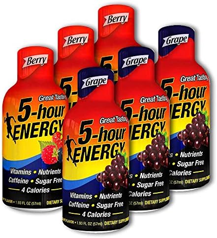5 Hour Energy, 12 Berry + 12 Grape, 24 Count