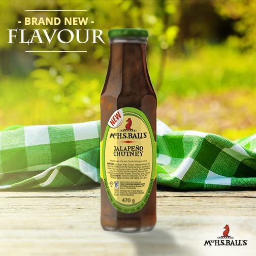 Mrs H.S.Ball's Chutney Jalapeno 470g 16 oz