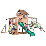 Backyard Discovery Montpelier All Cedar Wood Playset Swing Set