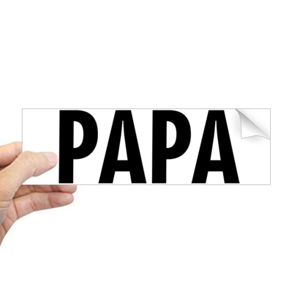 Sticker rectangulaire Best Papa Ever pour fenêtre un cadeau de fête des pères unique