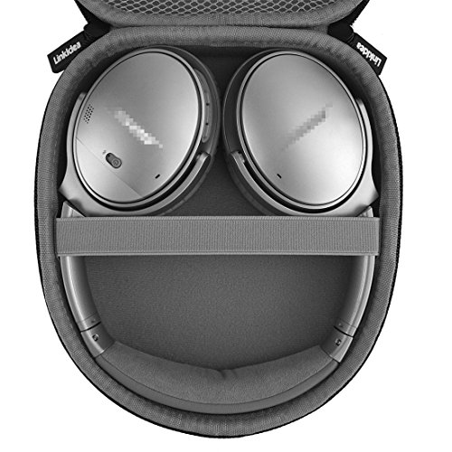 Linkidea Headphones Carrying Case Compatible With Bose Quietcomfort Qc45, Qc35 Ii, Qc Se, Soundlink, Soundtrue Case, Protective Hard Shell Travel Bag With Cable, Charger Storage (Black) #TOP4