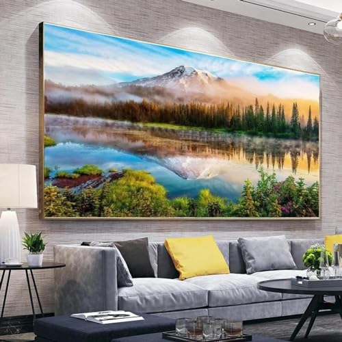 Art imprime peinture affiches mur paysage pour grand salon moderne 80x160cm