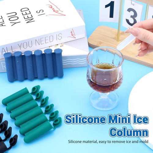 Set de 8 bandejas para hielo de silicona colores surtidos miniatura 6
