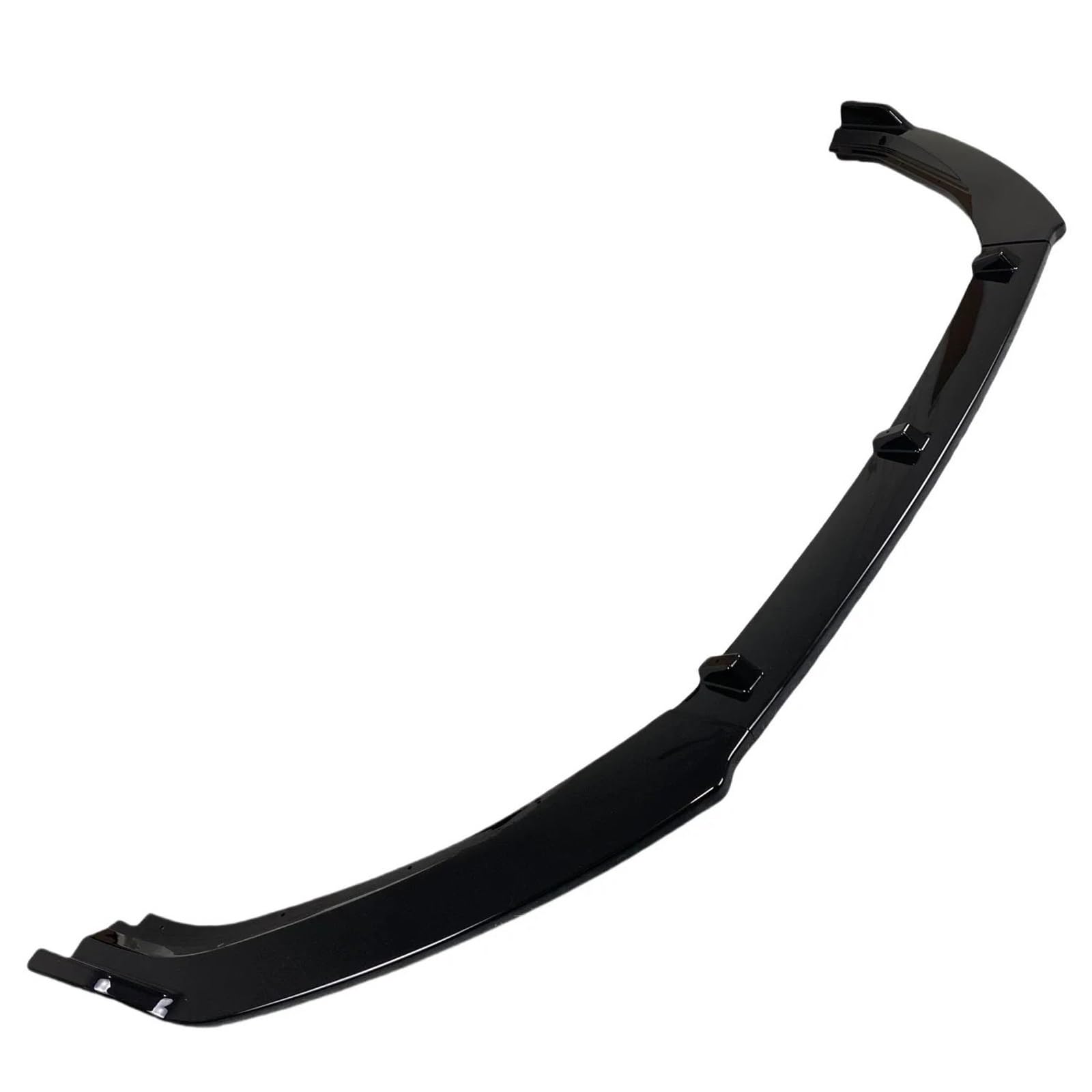 Coche Frontal Alerón Divisor Lip Para Seat Para Leon MK2 1P Para FR Para S/T Para TSI Facelift 2009-2012 Tuning 3 Piezas Parachoques Delantero Negro Brillante Alerón Faldón Lateral Parachoques Delante