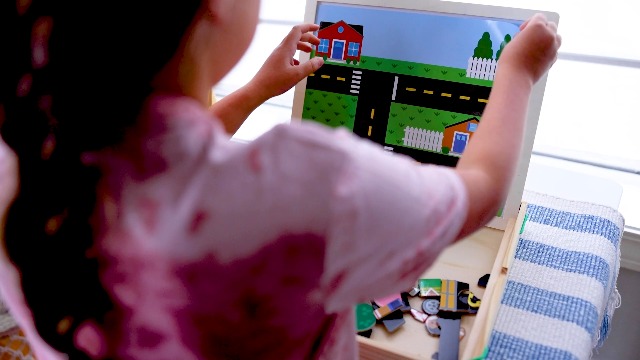 Juego Tren Madera Magnético Polícromo Lab.g Colores