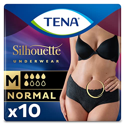 Tena Silhouette Negro Cintura Baja T-M