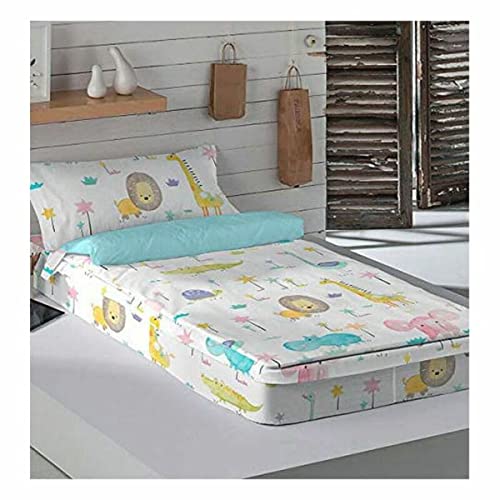 ICEHOME Saco nórdico con Relleno Baby Safari Cama 90 cm