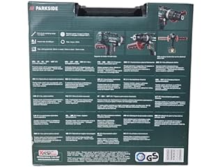 Trapano a percussione a batteria 3-in-1 Parkside PSBSA 20-Li B2 Unità nuda senza batteria o caricabatterie