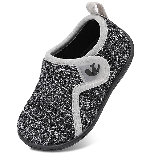 Image of FEETCITY Baby Boys Girls First Walking Shoes Infant Sneakers Crib Shoes Breathable Lightweight Slip On Shoes