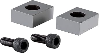 Rohm 14825 Type 739 NTS Fixed T-Slot Nut Set with Fixing Screw for Compact/Power/Machine Vises, 20mm x 14mm Size, 25mm Length