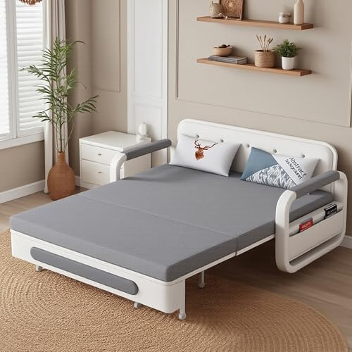 gaoyangjiaju Pull-Out Sofa Daybed Trundle, Versatile Futon