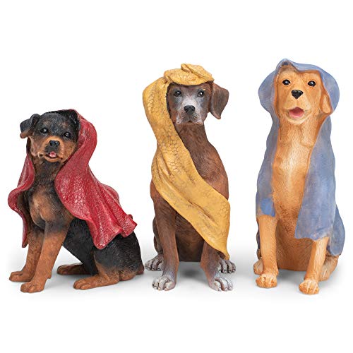 Dogs With Blanket Robes Christmas Nativity 7 Piece Set #TOP3