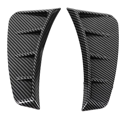 Garniture de ventilation latérale universelle style carbone pour pare-chocs auto x2