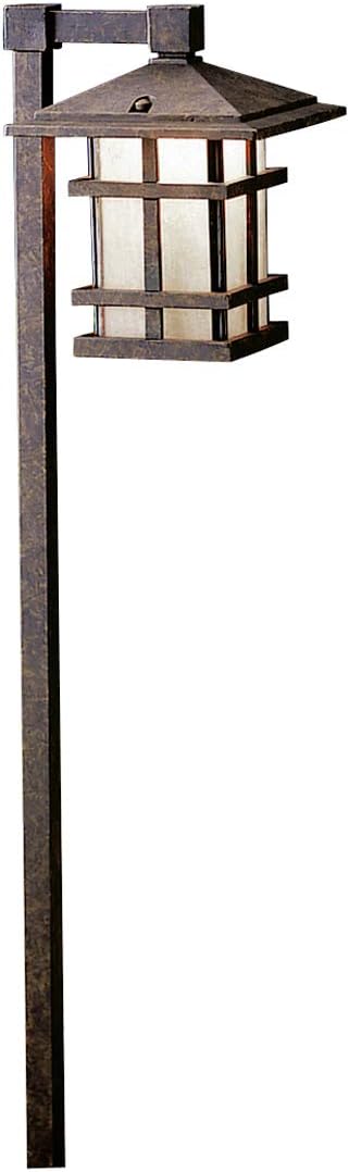 Kichler 15232AGZ Cross Creek Path & Spread 1-Light 120V, Aged Bronze