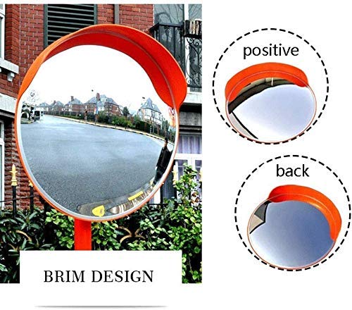 Miroir grand angle extérieur anti angle mort pour sortie de garage - 3