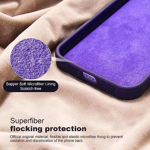 Coque iPhone 15 Plus antichoc violette à support pour streaming et trajets - 5