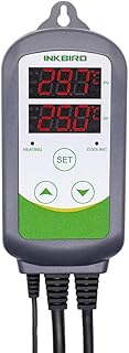 Inkbird ITC-308 Temperature Controller 1100W Heating Cooling Thermostat for Greenhouse Incubator Fermentation