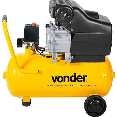 Motocompressor De Ar, 8,0 Pcm, 21,6 Litros, 220 V~, Mcv 216 Vonder.