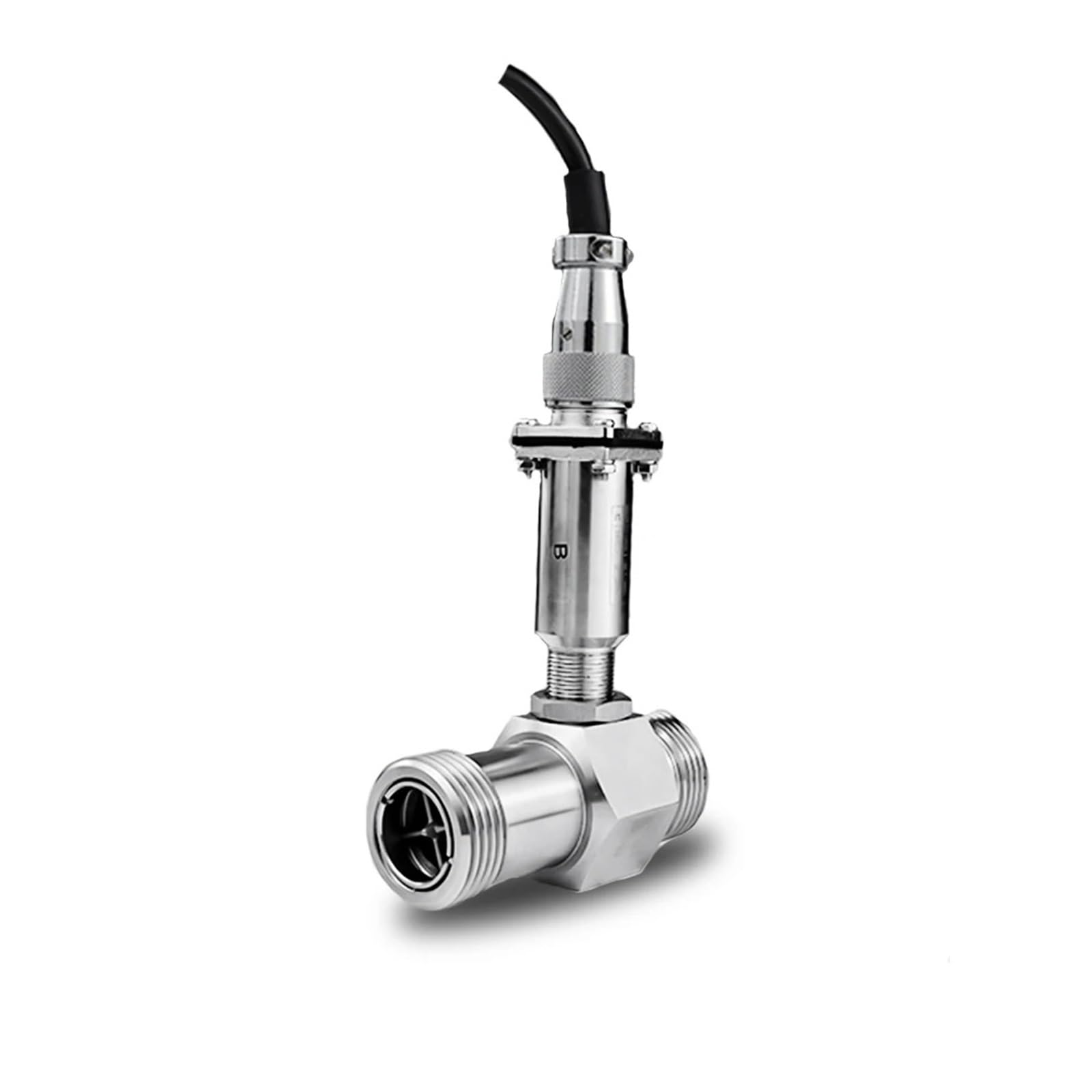 KSZHZYMGX External thread 304 stainless steel turbine flowmeter(DN25)