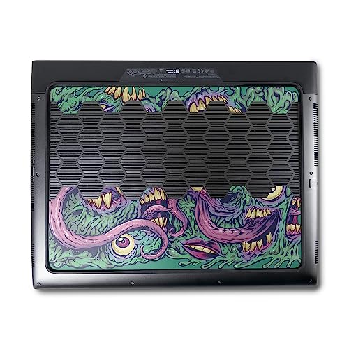 Image of MightySkins Skin Compatible with Alienware M18 R1 (2023) Full Wrap Kit - Eyes and Teeth | Protective, Durable, and Unique Vinyl Decal wrap Cover | Easy to Apply & Change Styles | Made in The USA