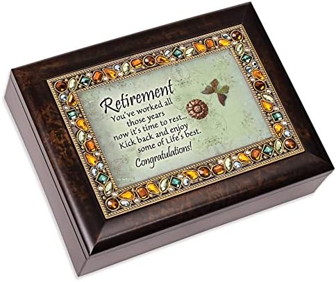 Cottage Garden Music Box - In Memory Plays Amazing Grace With Woodgrain