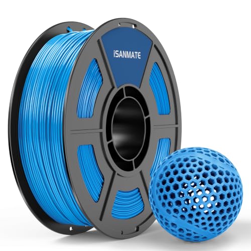 Image of iSANMATE Rebound 90A PEBA Filament 1.75mm for 3D Printer 1kg, Blue