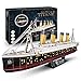Puzzle 3D, GUIDATO Titanic Toys Model Kit Ship, Difficile Puzzle di Famiglia Puzzle e Nave da Crociera 3D Puzzle Regali Decorazione della casa 266pieces, Wqqwqq-8521.